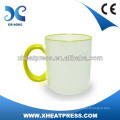 cheap 11oz Rim Color Sublimation Ceramic Mug for Heat Transfer